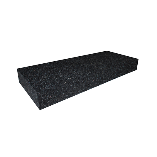 B-4 Drop Table Block (18" L x 7" W x 2" H), rigid foam